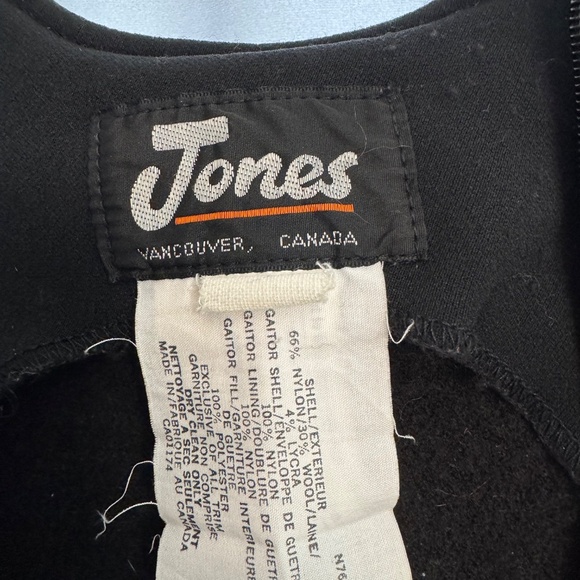 Vintage Jones ski bibs Made in Vancouver, Wool Nylon Stetch - Picture 3 of 9